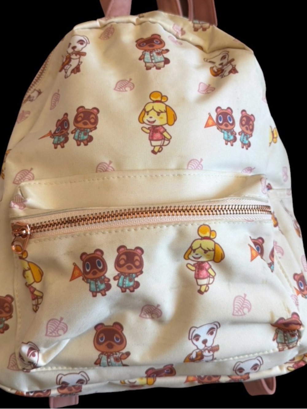 Animal Crossing Print Mini Backpack - Cream